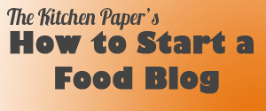 how to start a food blog