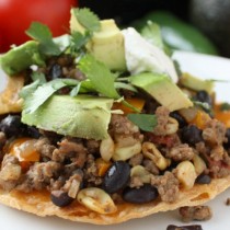 tex-mex skillet tostadas