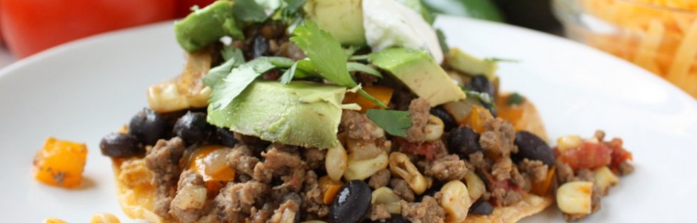 Tex-Mex Skillet Tostadas Tex-Mex Skillet Tostadas