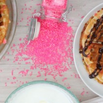 cake batter waffles