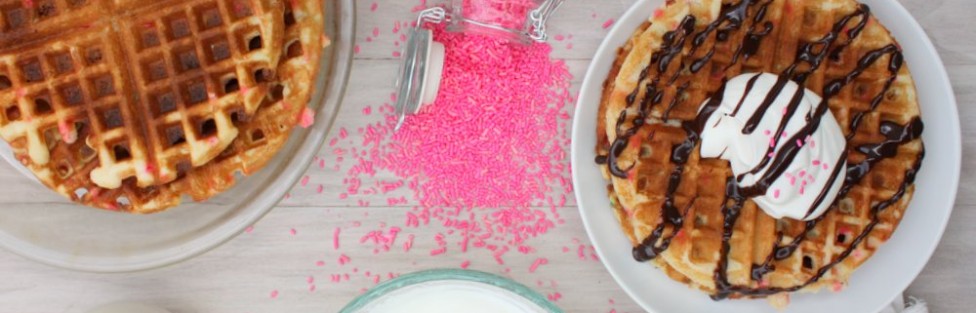 Cake Batter Waffles Cake Batter Waffles